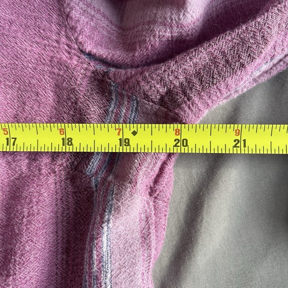 Ruff Hewn 100% Cotton Multicolor Purple Women's Button Up Granola Size‎ L - Picture 8 of 9